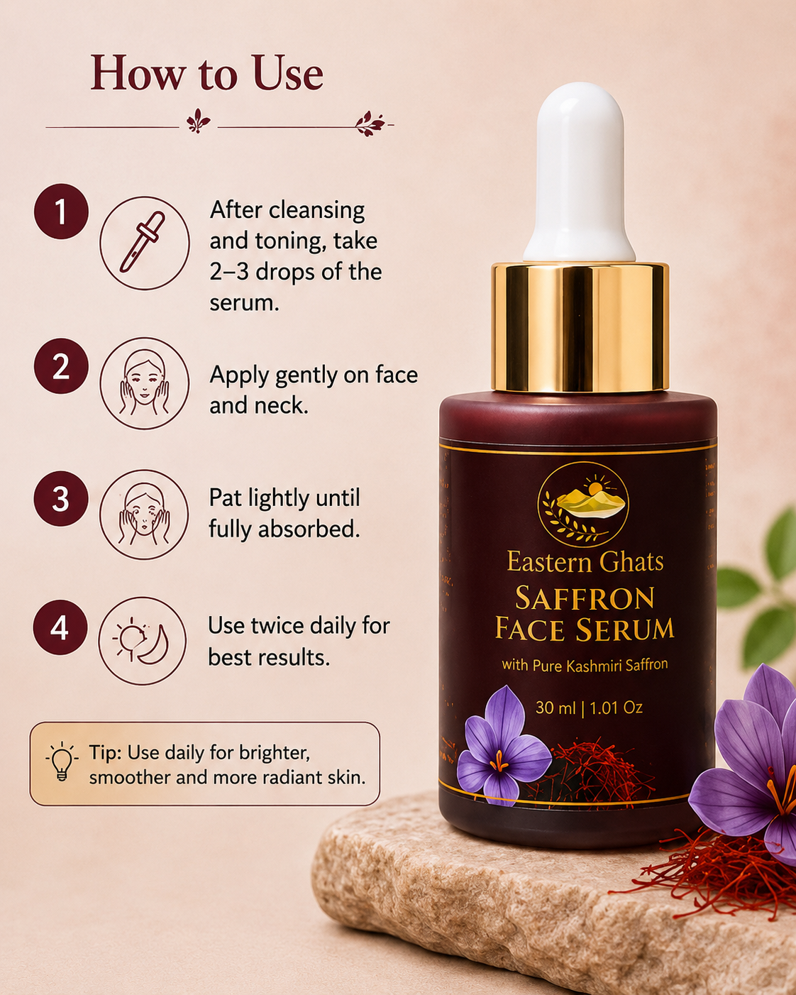 Saffron Face Serum - product image 1