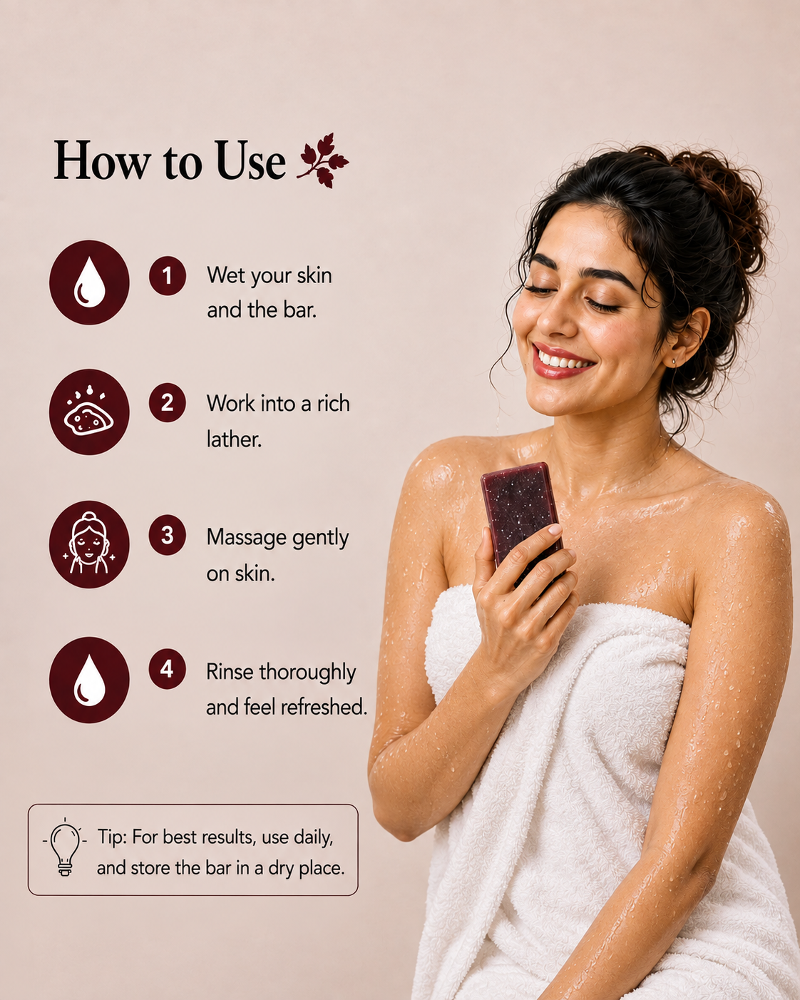 Redwine Bathing Bar - product image 6