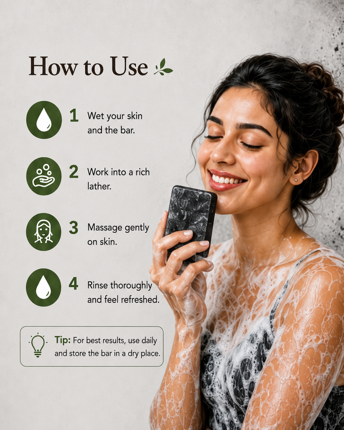 Charcoal Bathing Bar - product image 3