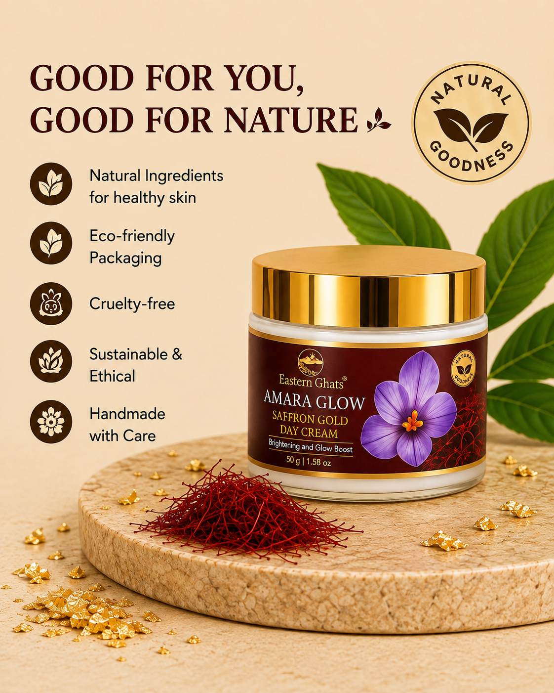 Eastern Ghats Saffron Gold Day Cream product detail