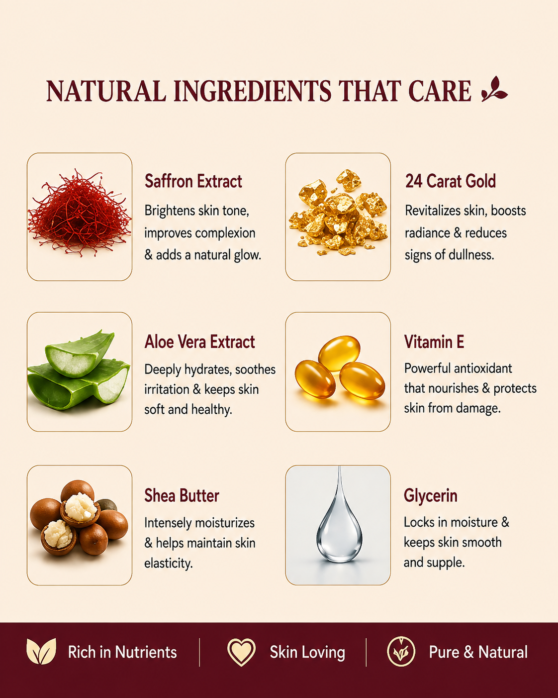 Eastern Ghats Saffron Gold Day Cream skincare
