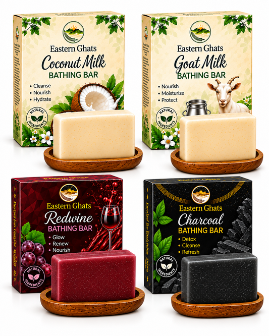 Coconut Milk + Goat Milk + Red Wine + Charcoal