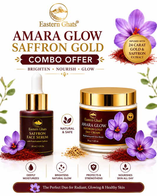 Eastern Ghats Saffron Face Serum and Day Cream Combo